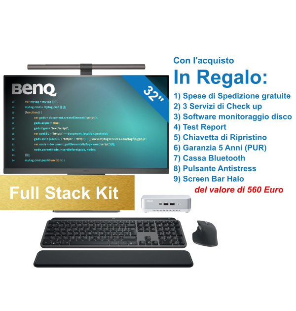 Kit FULL STACK per Programmatori