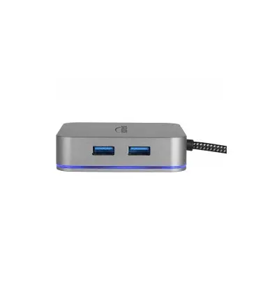 Docking Station USB Type-C 4K - HDMI / Hub / LAN / PD 3.0 con illuminazione a LED 
