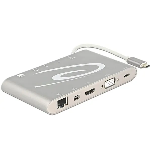 Docking Station USB Type C 3.1 4K 30 Hz bianco