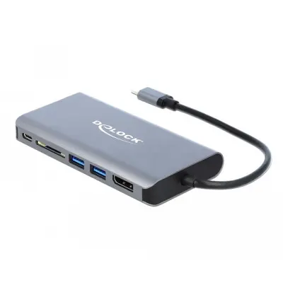 Docking Station USB Type-C 4K - HDMI / DP / USB 3.0 / SD / LAN / PD 3.0