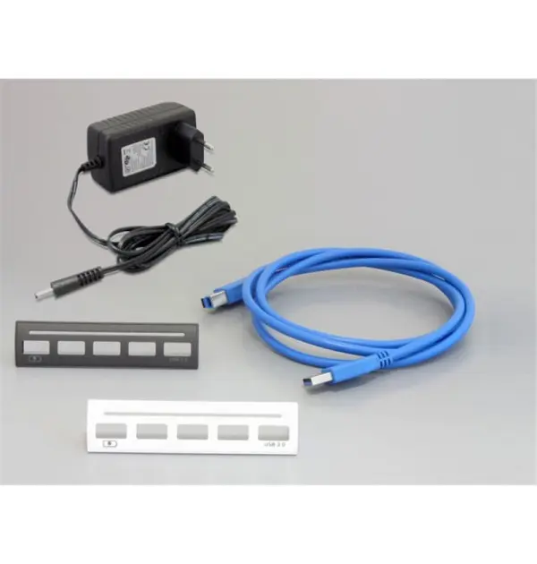 Hub 4x USB 3.0, 1x alimentazione USB interno/esterno