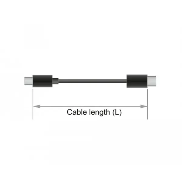 Cavo USB Type-C - HDMI (DP Alt Mode) 4K 60 Hz coassiale 1 m
