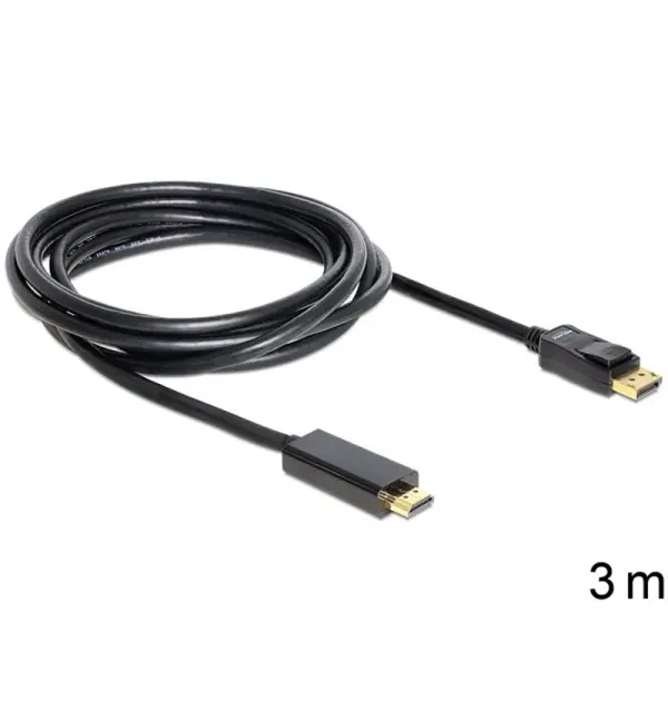 Cavo Displayport 1.1 maschio - High Speed HDMI-A maschio passivo 3 m nero