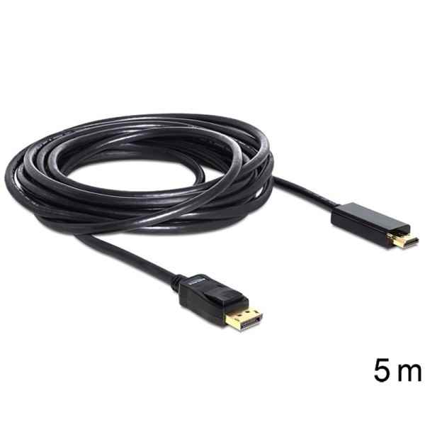 Cavo Displayport 1.1 maschio - High Speed HDMI-A maschio passivo 5 m nero