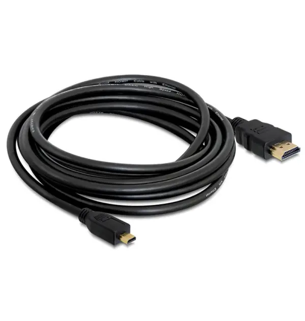 Cavo High Speed HDMI con Ethernet A maschio - Micro-D maschio 2 m