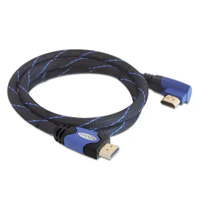Cavo High Speed HDMI con Ethernet – HDMI A maschio - HDMI A maschio angolato 4K 2 m 2