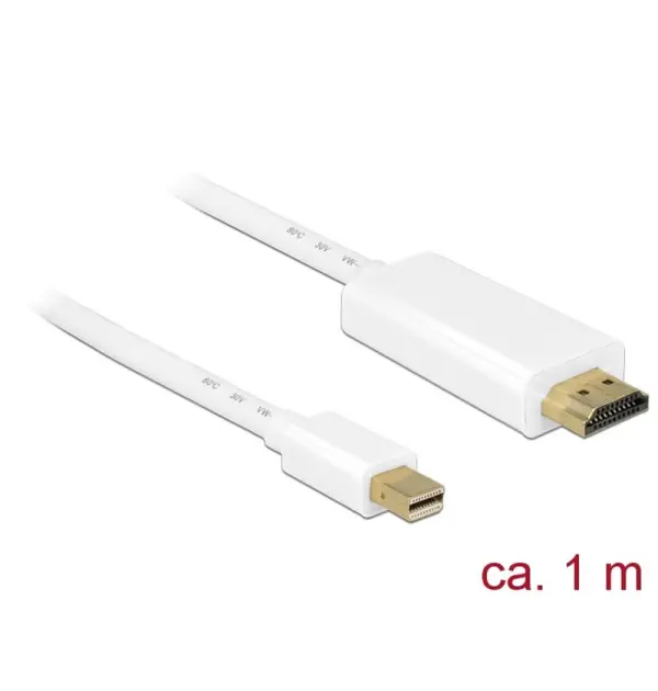 Cavo mini Displayport 1.1 maschio - HDMI-A maschio 1 m bianco