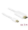 Cavo mini Displayport 1.1 maschio - HDMI-A maschio 3 m bianco