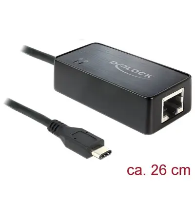 Adattatore USB Type-C - 1x Gigabit LAN 10/100/1000 Mbps
