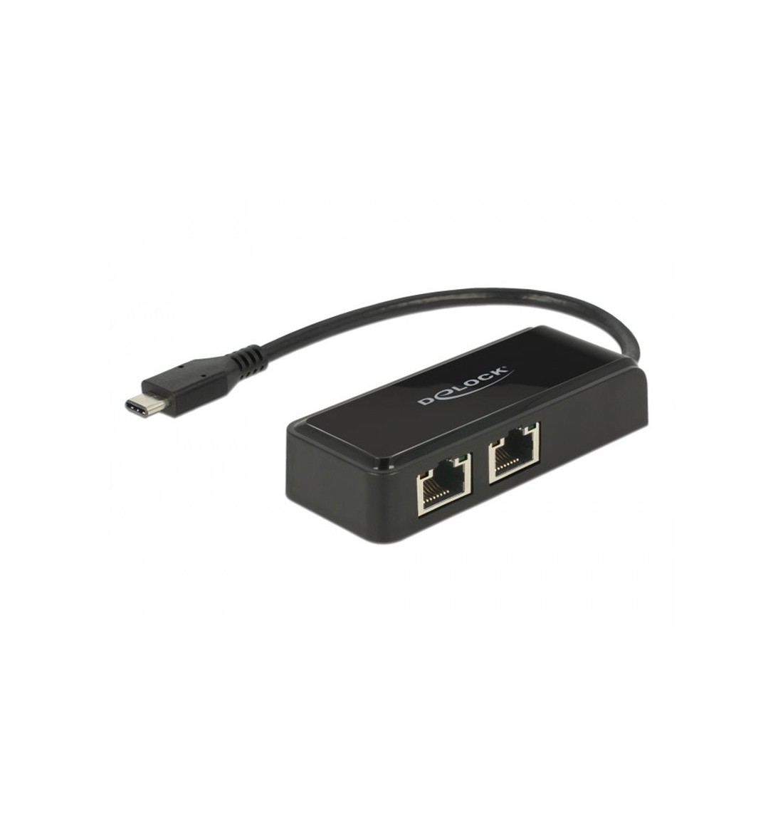 Adattatore USB Type-C - 2x Gigabit LAN 10/100/1000 Mbps
