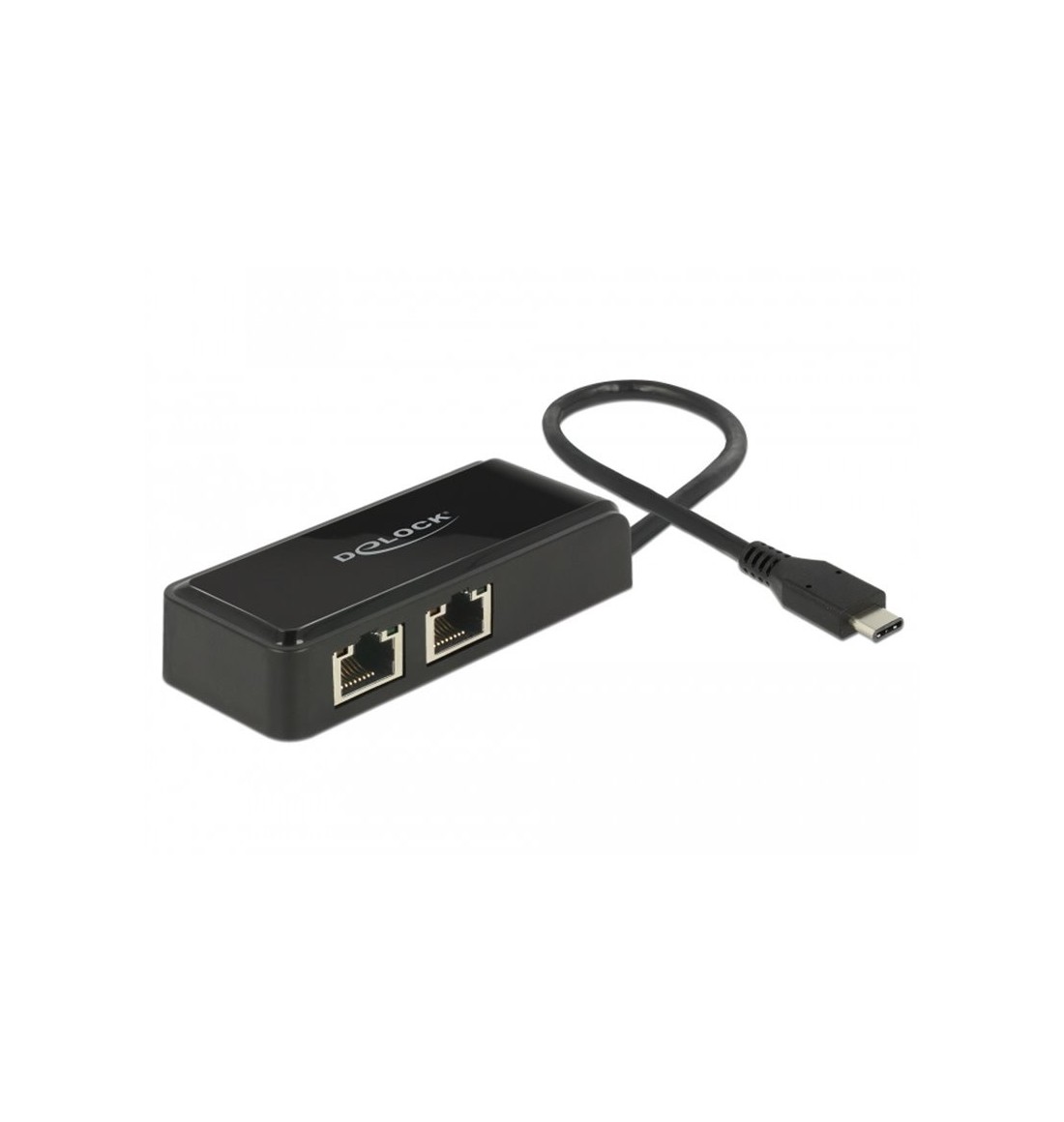 Adattatore USB Type-C - 2x Gigabit LAN 10/100/1000 Mbps