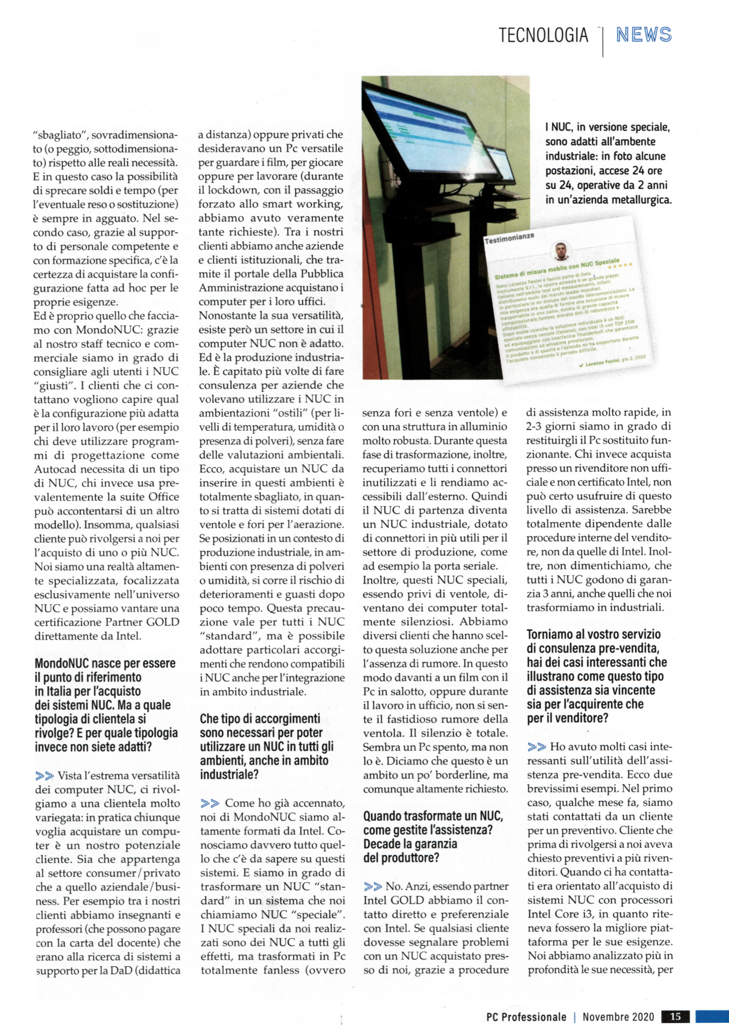 Intevista pc professionale pagina 2